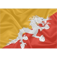 Butão - Tamanho: 1.80 x 2.57m